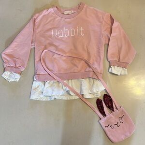 Bunny Long sleeves shirt size 130